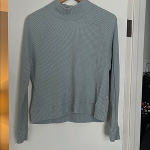 The North Face Light Green Waffle Knit Top
